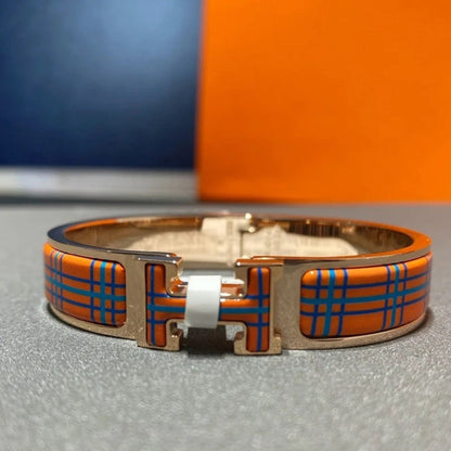 [OrnoraJewelry]H TARTAN BRACELET 12MM