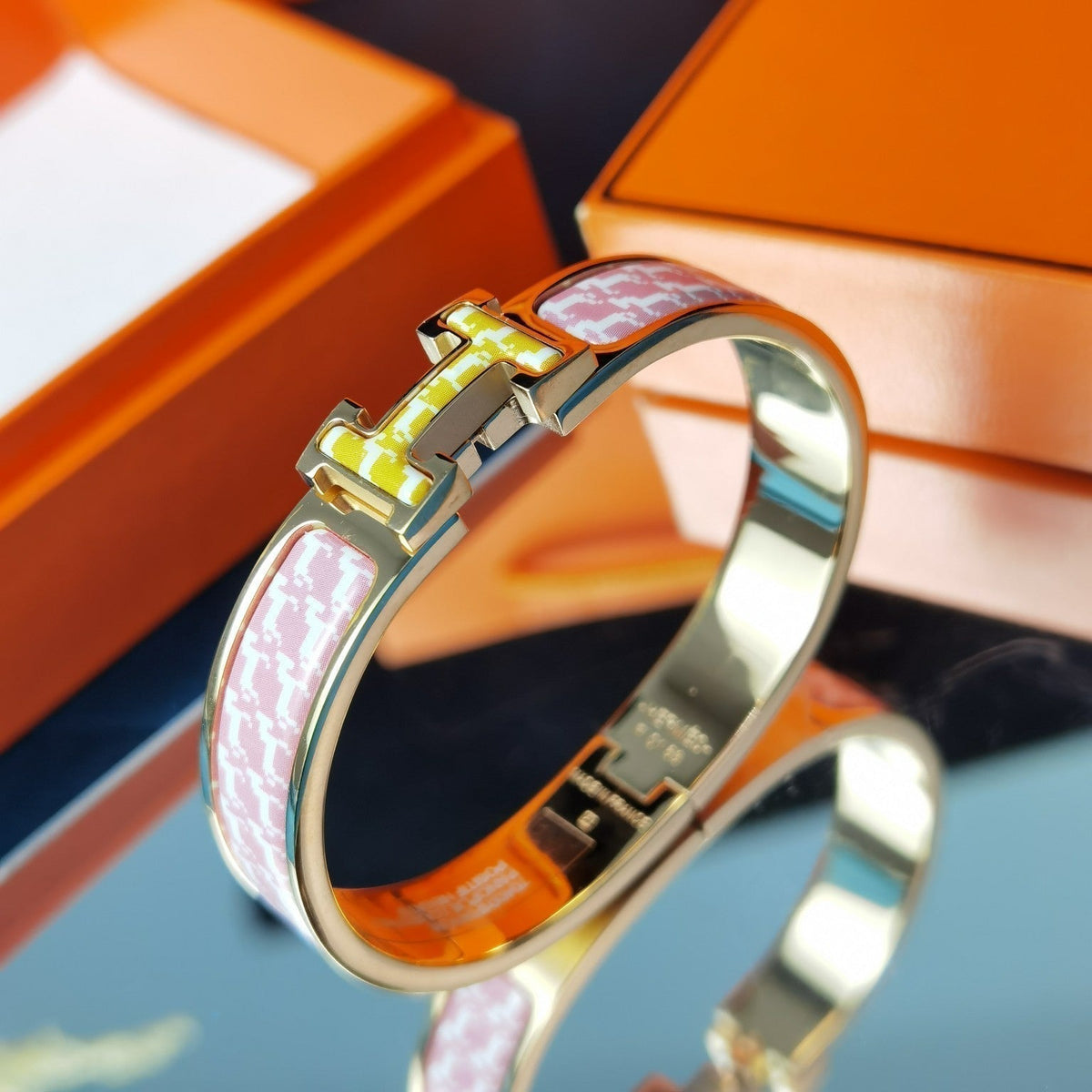 [OrnoraJewelry]H HORSE BRACELET 12MM