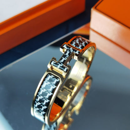 [OrnoraJewelry]H HORSE BRACELET 12MM