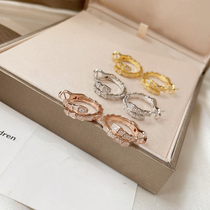 [OrnoraJewelry]SERPENTI EARRINGS DIAMOND