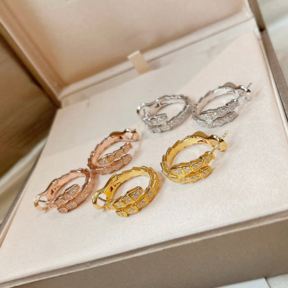 [OrnoraJewelry]SERPENTI EARRINGS DIAMOND