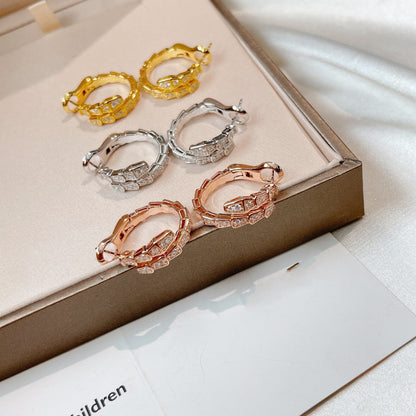 [OrnoraJewelry]SERPENTI EARRINGS DIAMOND