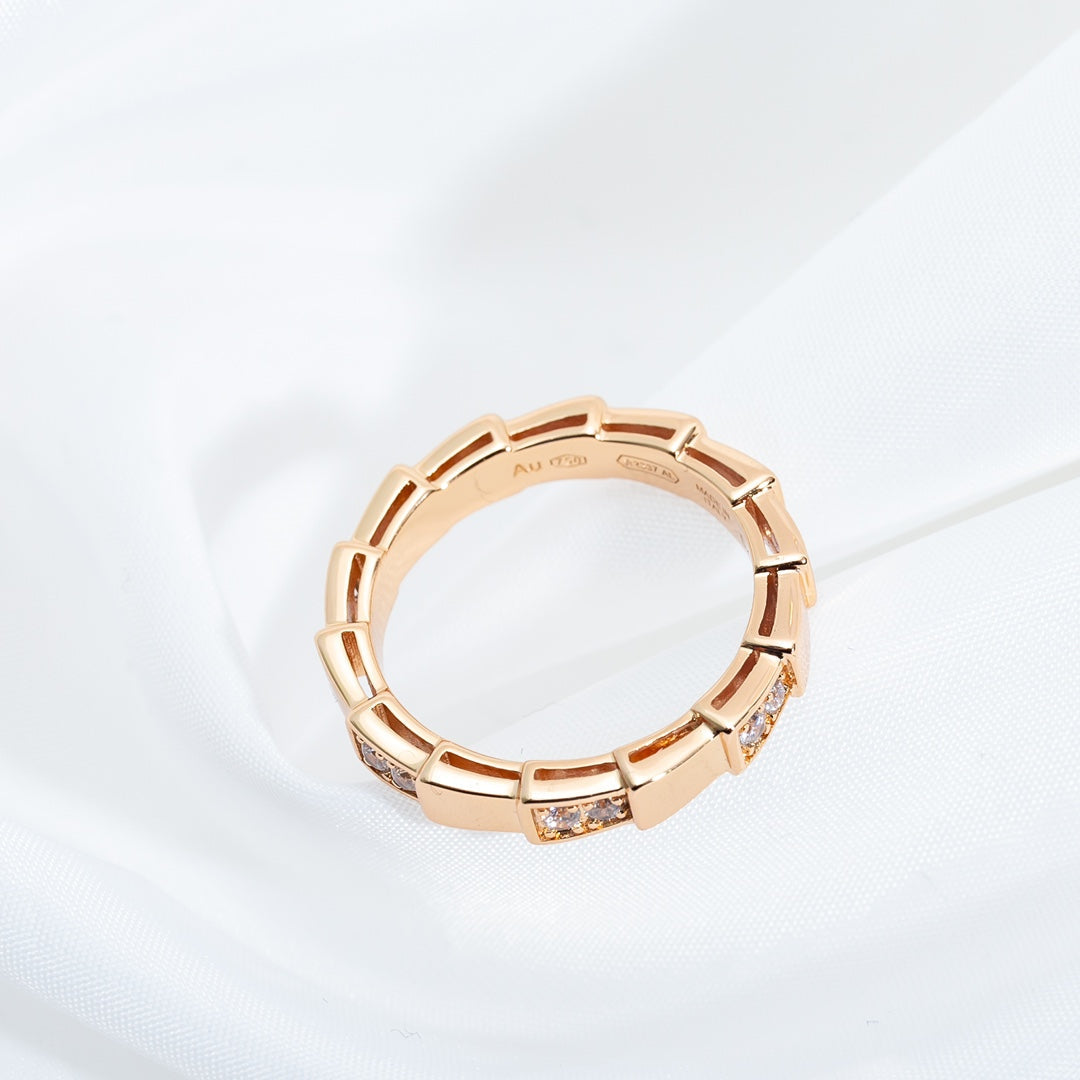 [OrnoraJewelry]SERPENTI RING PINK GOLD  3MM