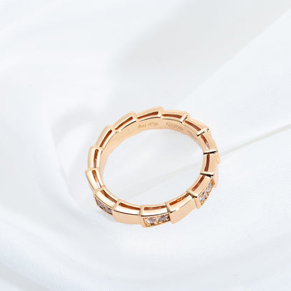 [OrnoraJewelry]SERPENTI RING PINK GOLD  3MM
