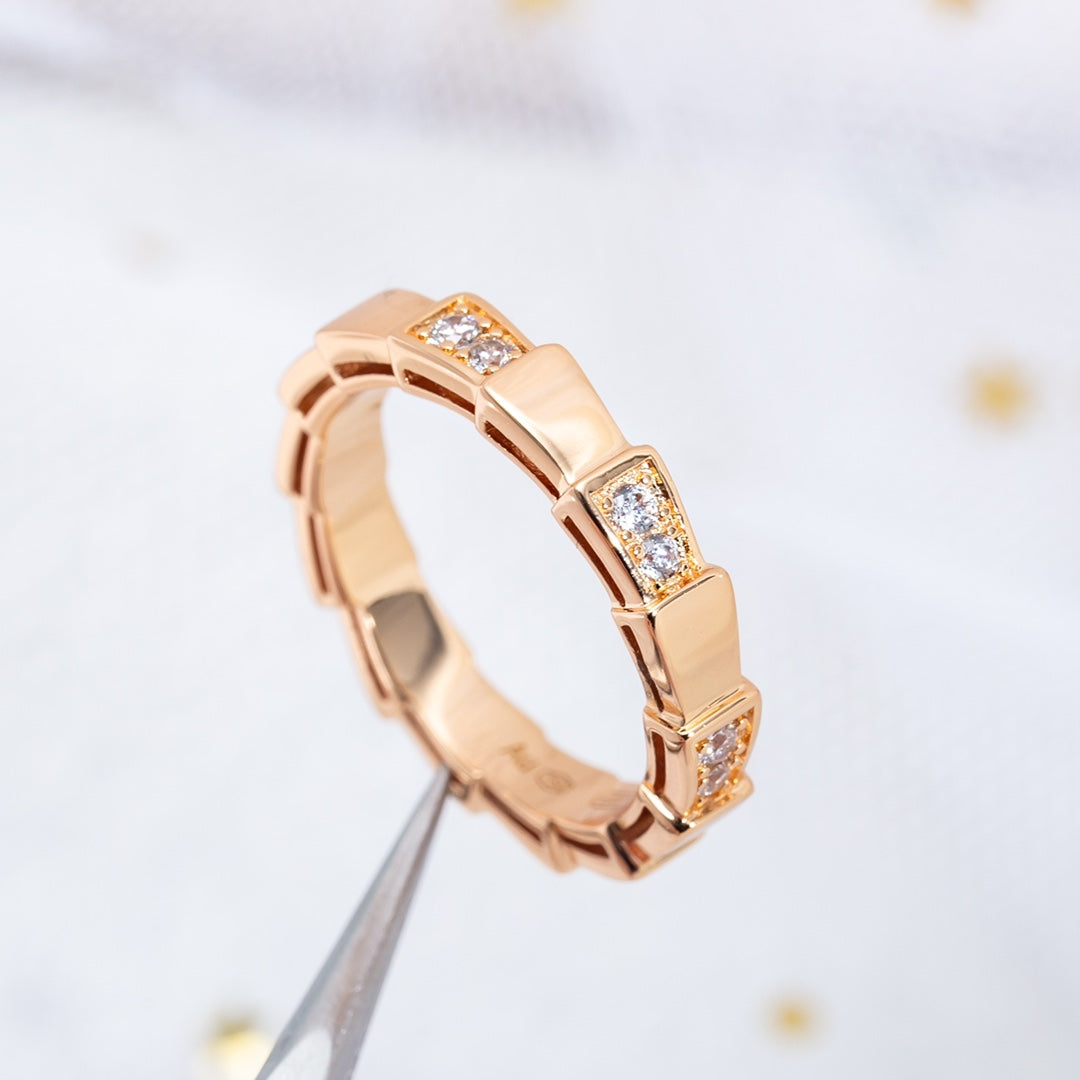 [OrnoraJewelry]SERPENTI RING PINK GOLD  3MM