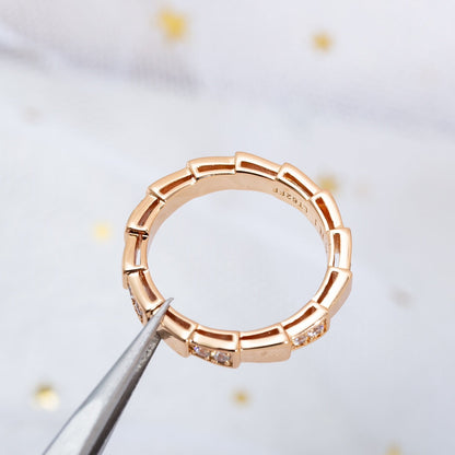 [OrnoraJewelry]SERPENTI RING PINK GOLD  3MM