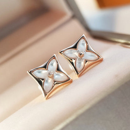 [OrnoraJewelry]OrnoraMOP PINK GOLD EARRINGS