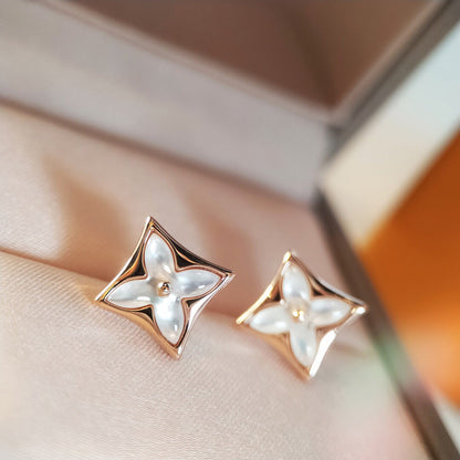 [OrnoraJewelry]OrnoraMOP PINK GOLD EARRINGS