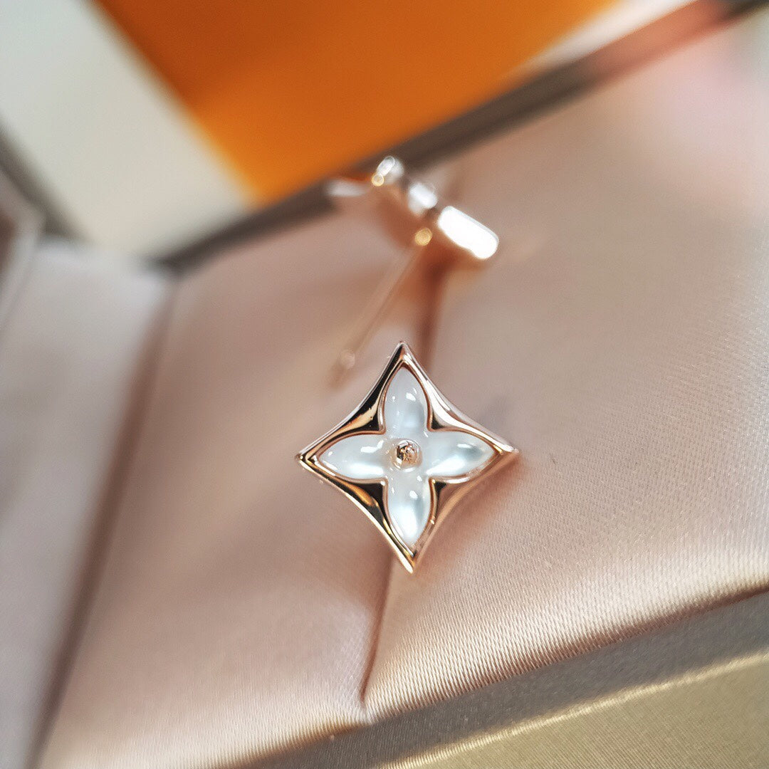 [OrnoraJewelry]OrnoraMOP PINK GOLD EARRINGS