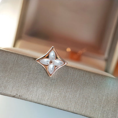[OrnoraJewelry]OrnoraMOP PINK GOLD EARRINGS