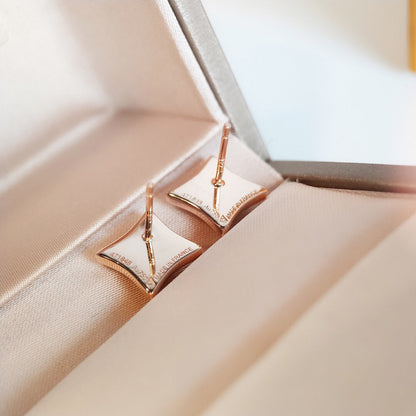 [OrnoraJewelry]OrnoraMOP PINK GOLD EARRINGS