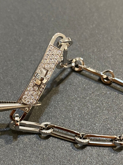 [OrnoraJewelry]CHAINE BRACELET SMALL MODEL DIAMOND