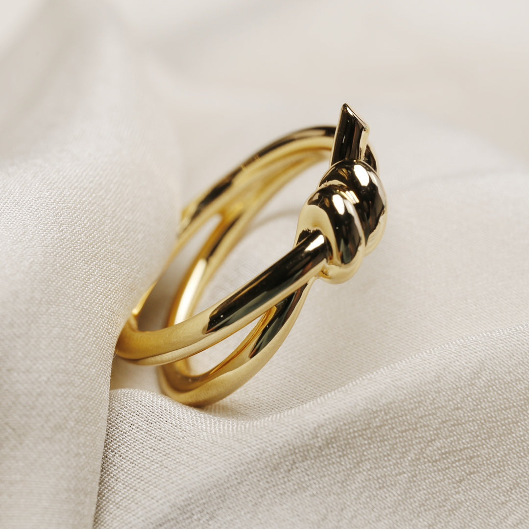 [Ornora Jewelry]KNOT RING GOLD