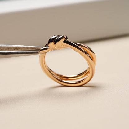 [Ornora Jewelry]KNOT RING PINK GOLD
