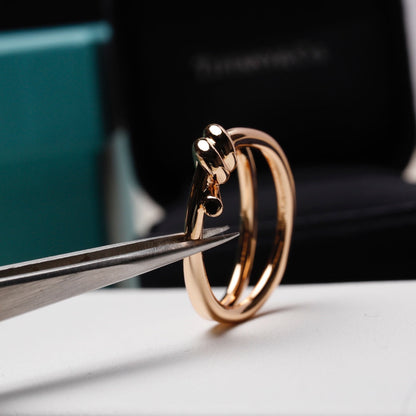 [Ornora Jewelry]KNOT RING PINK GOLD