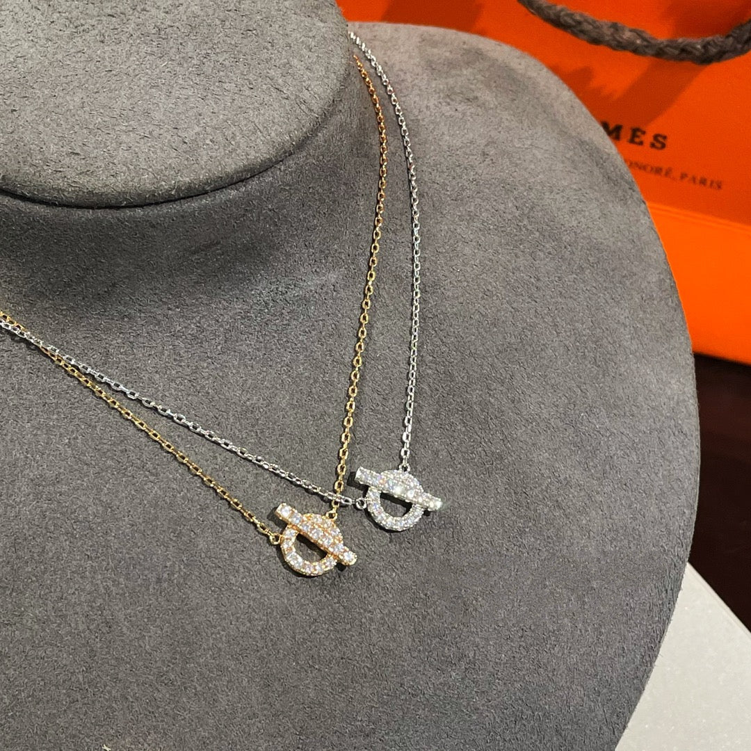 [OrnoraJewelry]ECHAPEE NECKLACE DIAMOND
