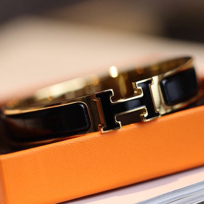 [OrnoraJewelry]H BRACELET 12MM GOLD