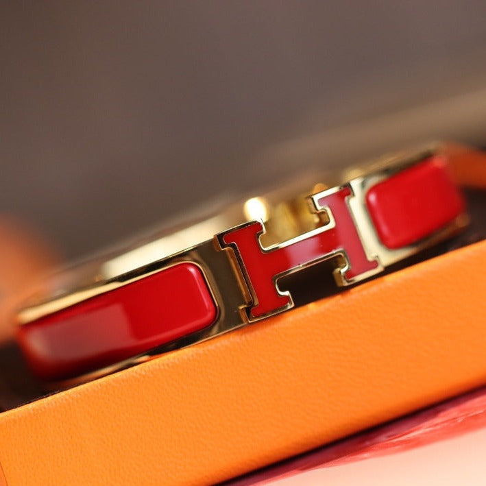 [OrnoraJewelry]H BRACELET 12MM GOLD