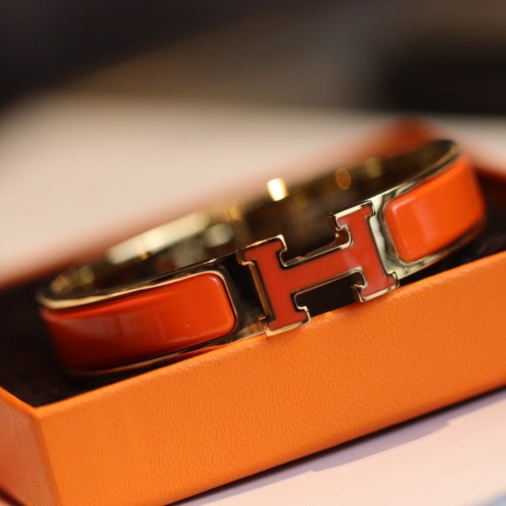 [OrnoraJewelry]H BRACELET 12MM GOLD