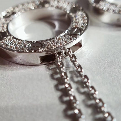 [OrnoraJewelry]LOVE NECKLACE ADJUSTABLE SILVER
