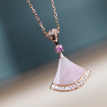 [OrnoraJewelry]DREAM NECKLACE PINK MOP DIAMOND