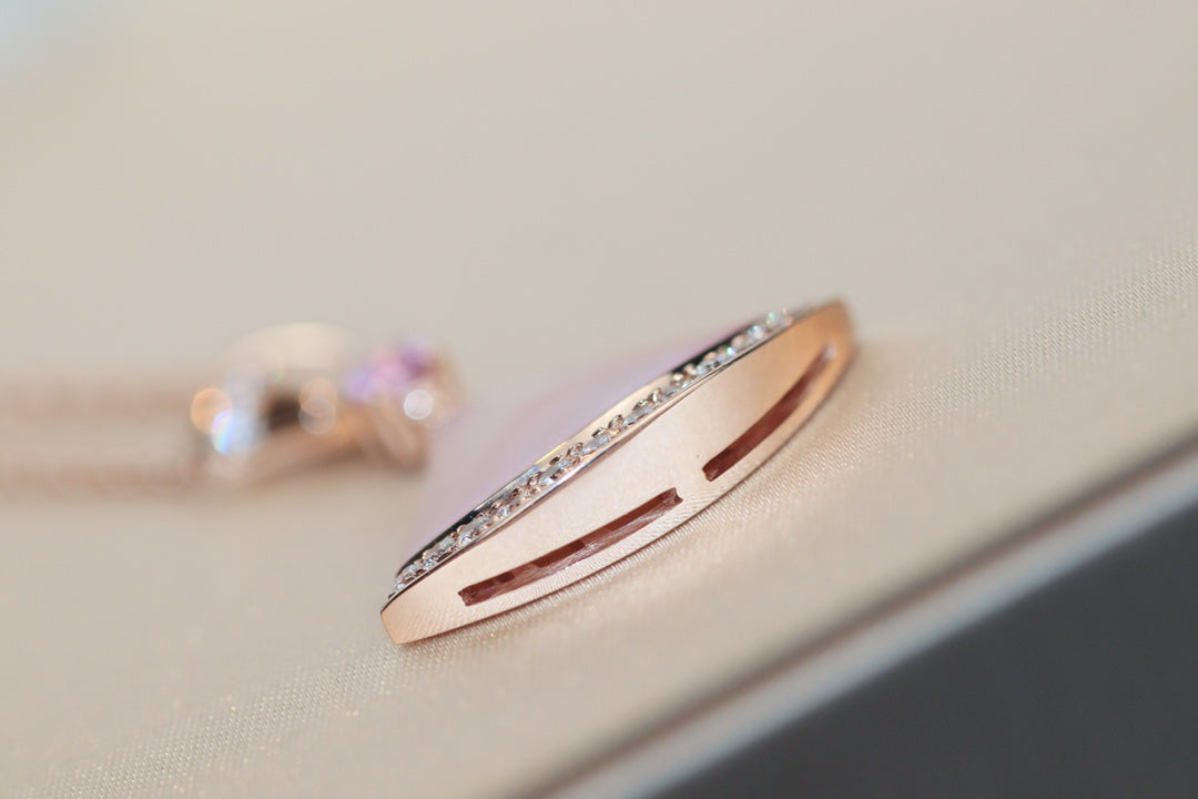 [OrnoraJewelry]DREAM NECKLACE PINK MOP DIAMOND