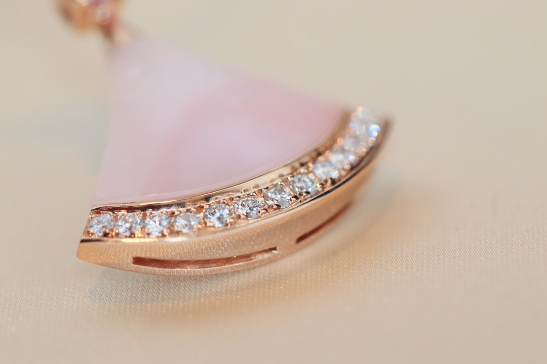 [OrnoraJewelry]DREAM NECKLACE PINK MOP DIAMOND