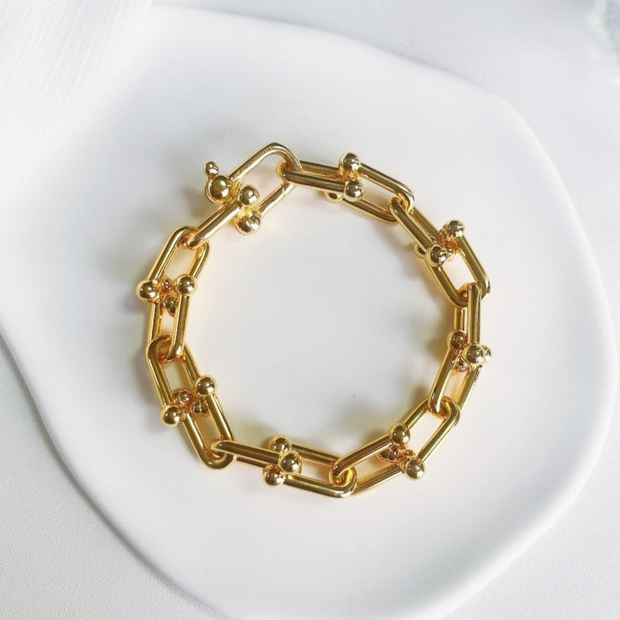 [Ornora Jewelry]HARDWEAR GOLD BRACELET