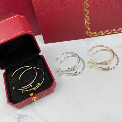 [OrnoraJewelry]JUSTE FULL DIAMOND LARGE EARRINGS