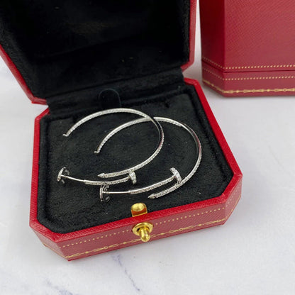 [OrnoraJewelry]JUSTE FULL DIAMOND LARGE EARRINGS