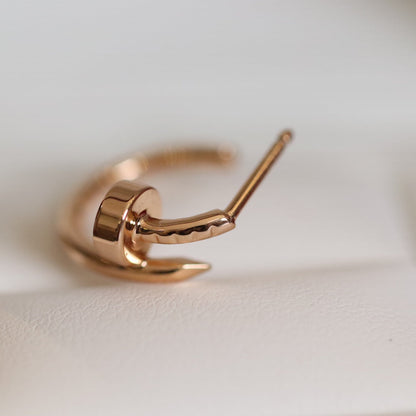 [OrnoraJewelry]JUSTE EARRINGS PINK GOLD