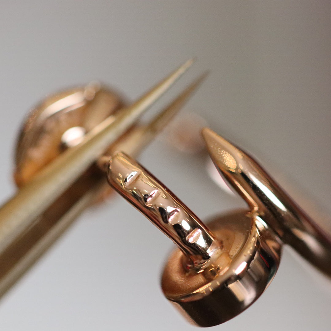 [OrnoraJewelry]JUSTE EARRINGS PINK GOLD