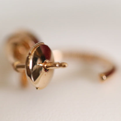 [OrnoraJewelry]JUSTE EARRINGS PINK GOLD