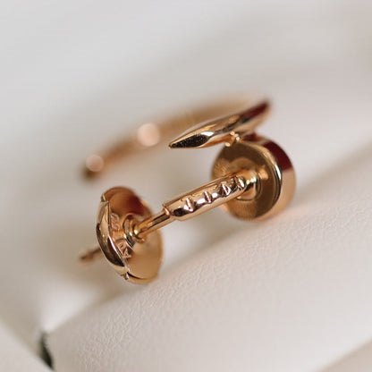 [OrnoraJewelry]JUSTE EARRINGS PINK GOLD
