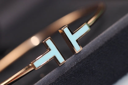 [Ornora Jewelry]T BRACELET 1.8MM TURQUOISE PINK GOLD