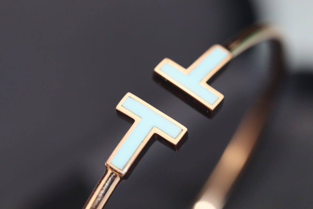 [Ornora Jewelry]T BRACELET 1.8MM TURQUOISE PINK GOLD