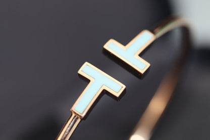 [Ornora Jewelry]T BRACELET 1.8MM TURQUOISE PINK GOLD
