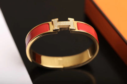 [OrnoraJewelry]H BRACELET GOLD DIAMOND