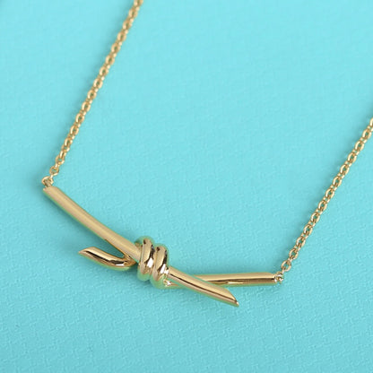[Ornora Jewelry]KNOT NECKLACE GOLD