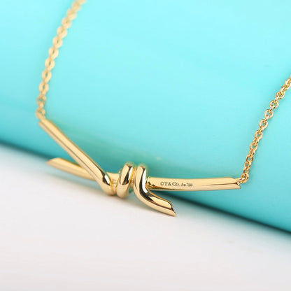 [Ornora Jewelry]KNOT NECKLACE GOLD