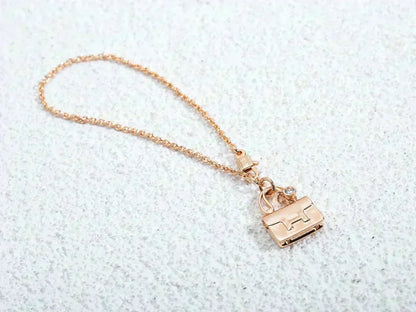 [OrnoraJewelry]AMULETTE PEDANT ROSE GOLD NECKLACE