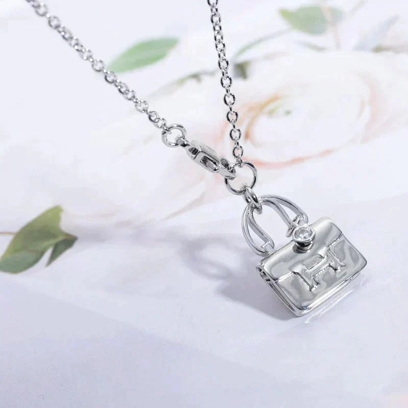 [OrnoraJewelry]AMULETTE PEDANT SILVER NECKLACE