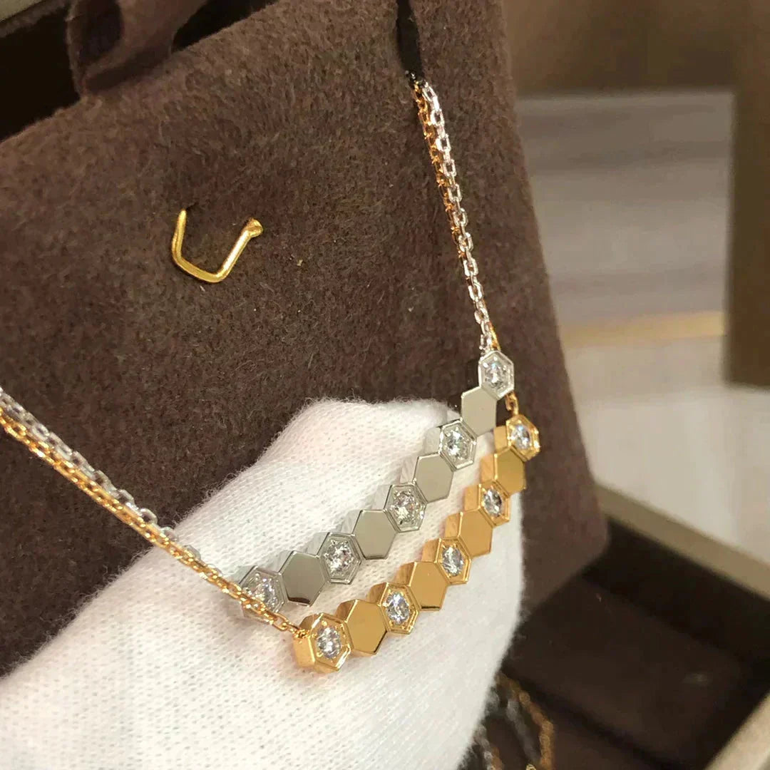 [OrnoraJewelry]BEE LOVE NECKLACE DIAMOND