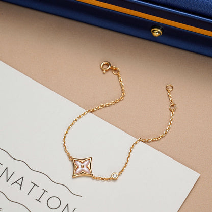 [OrnoraJewelry]Ornora1 DIAMOND PINK GOLD BRACELET