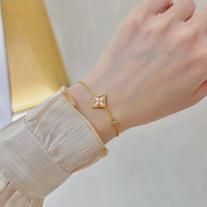[OrnoraJewelry]Ornora1 DIAMOND PINK GOLD BRACELET
