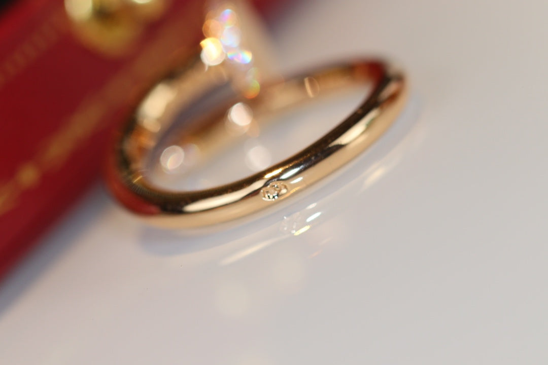 [OrnoraJewelry]JUSTE RING 2.65MM GOLD DIAMOND
