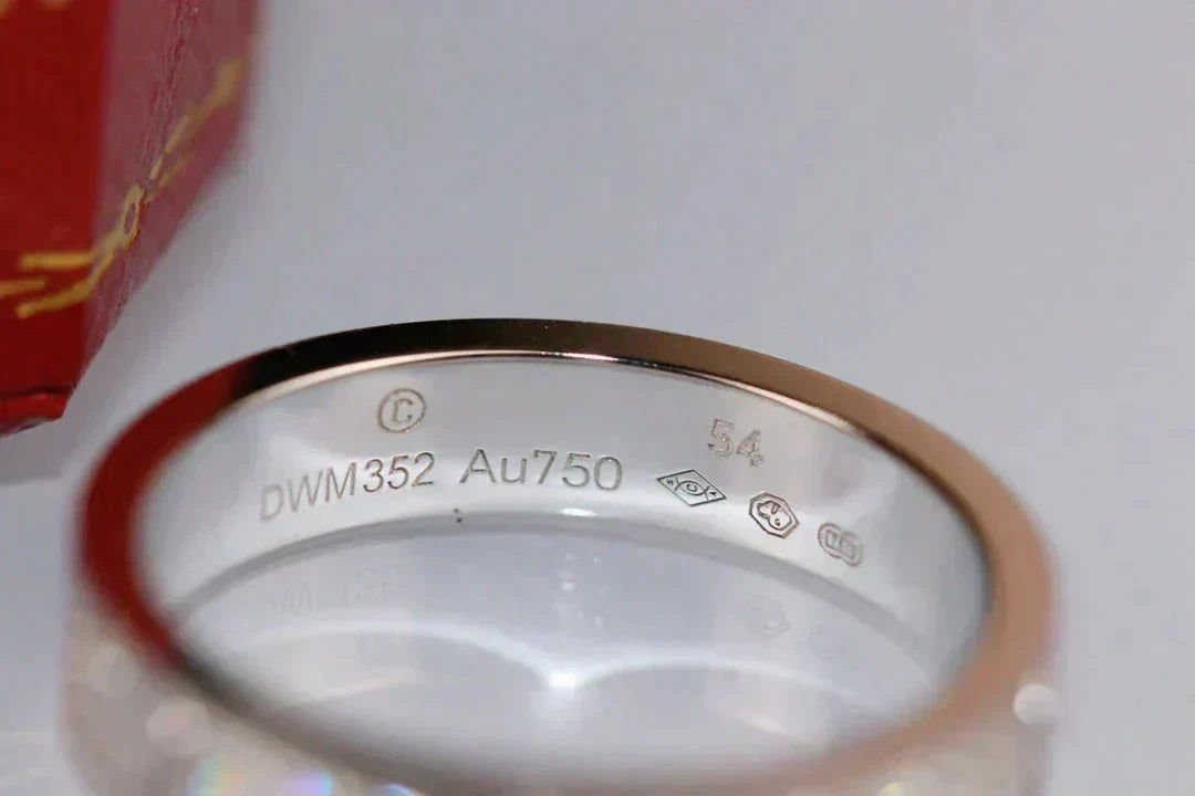 [OrnoraJewelry]LOVE RING 3.6MM DIAMOND PAVED