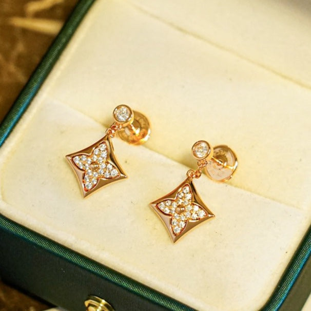 [OrnoraJewelry]OrnoraDIAMONDS EARRINGS GOLD