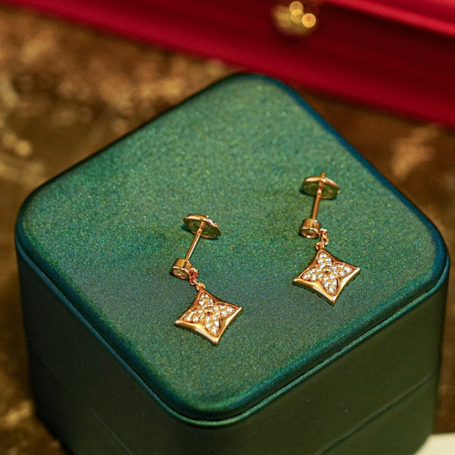 [OrnoraJewelry]OrnoraDIAMONDS EARRINGS GOLD