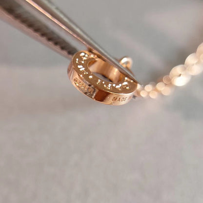 [OrnoraJewelry]ZERO 1 NECKLACE PINK GOLD